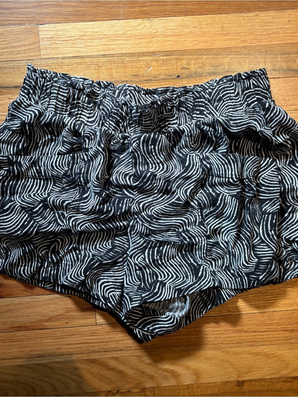 A New Day Black & White Patterned Women’s Shorts